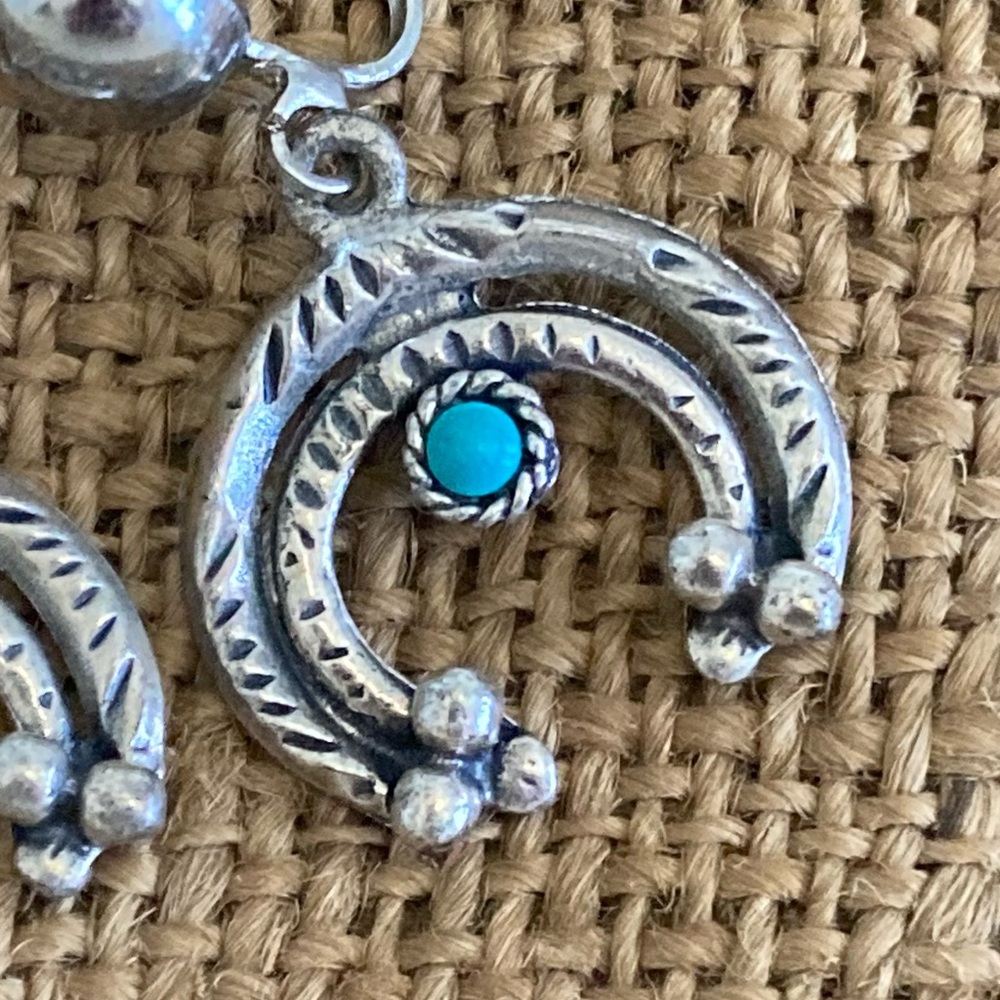 Vintage Sancrest Squash Blossom Earrings